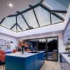 modern kitchen displaying iconiq roof lantern