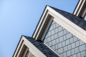 close up picture of the eaves