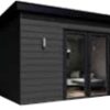 garden room with patio doors
