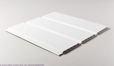 White hollow soffit