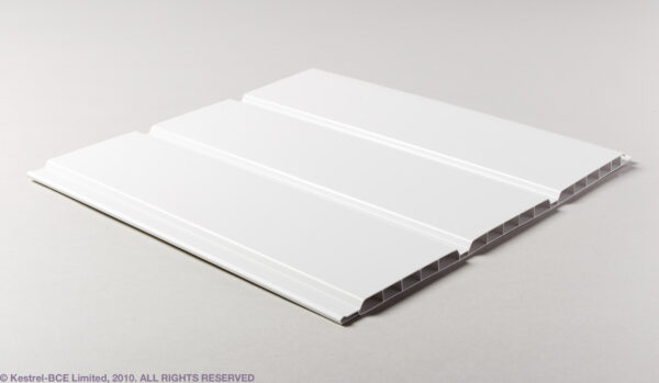White hollow soffit