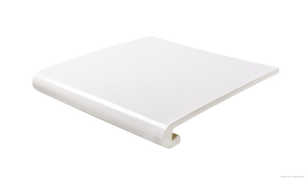 Bullnosed window boards white