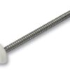 plastic head nails white