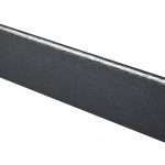 65mm flat back skirting anthracite grey