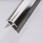 bathroom panel external corner chrome
