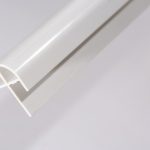 bathroom panel external corner white