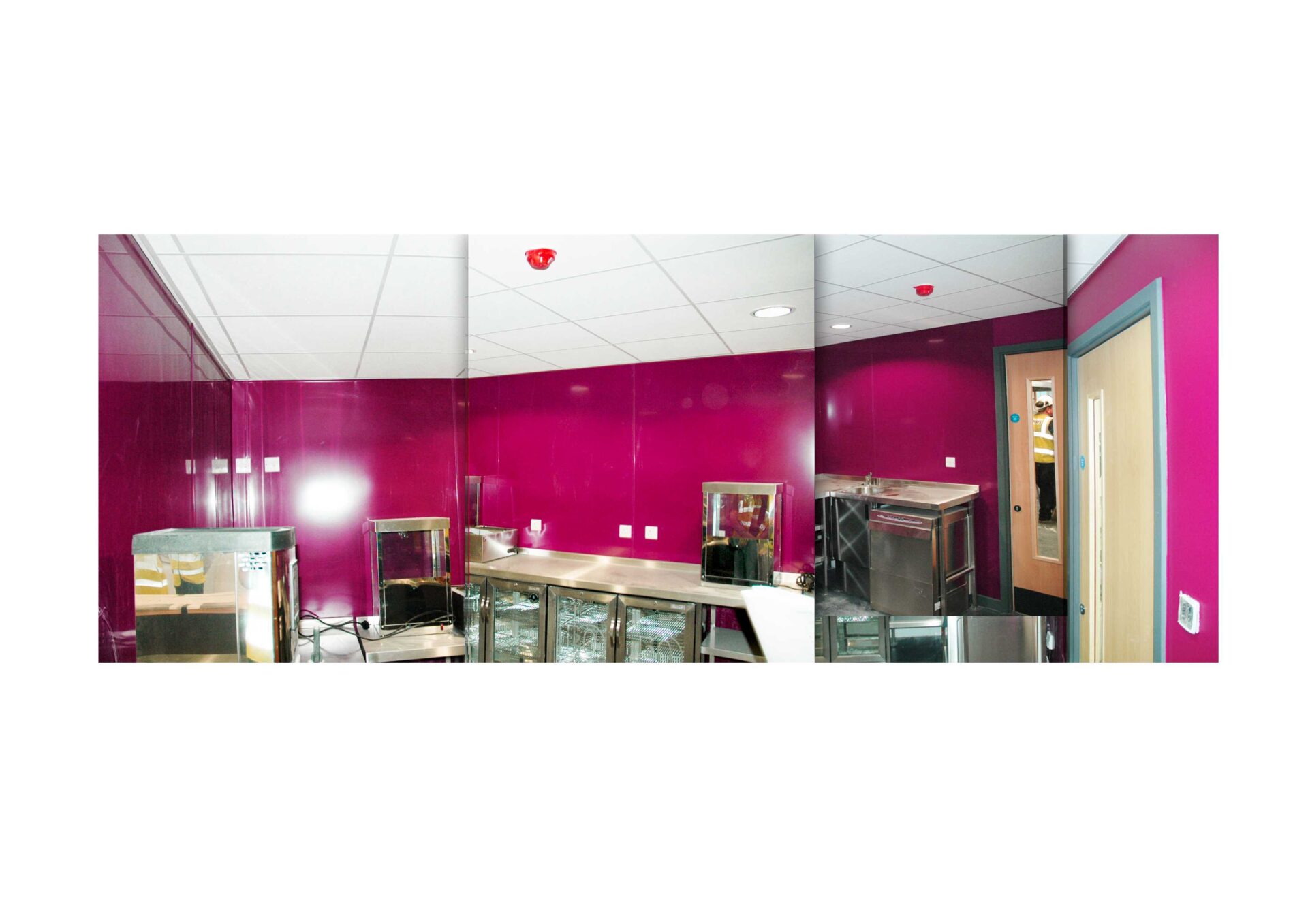Coloured Hygienic Cladding