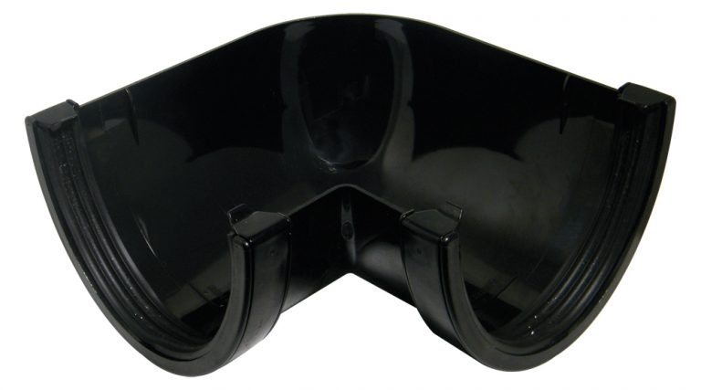 xtraflo 90 degree gutter angle black