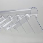 Corrugated PVC Ridge Flashing clear