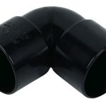 waste pipe bend - black