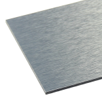 aluminium panel brushed silver