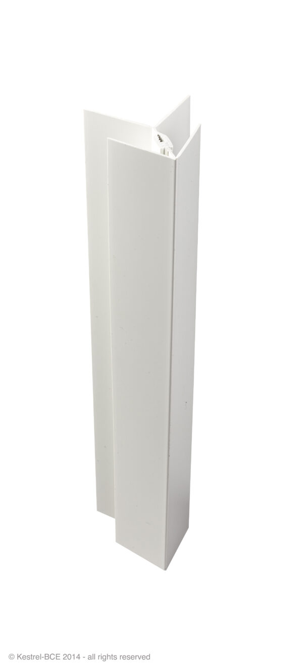 2 part corner trim brilliant white