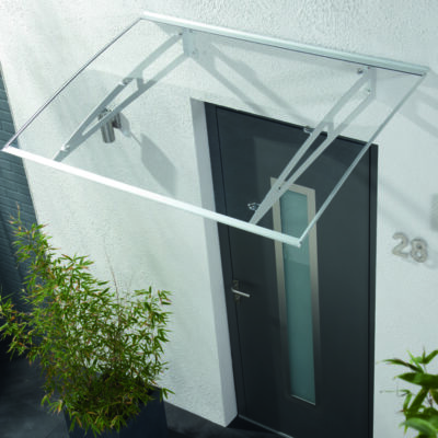 over door canopy clear