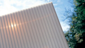 Sun reflecting off Polycarbonate Sheeting 