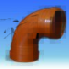 87.5 Deg Double Socket Bend