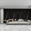 room displaying black marble