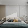 room displaying light grey marble