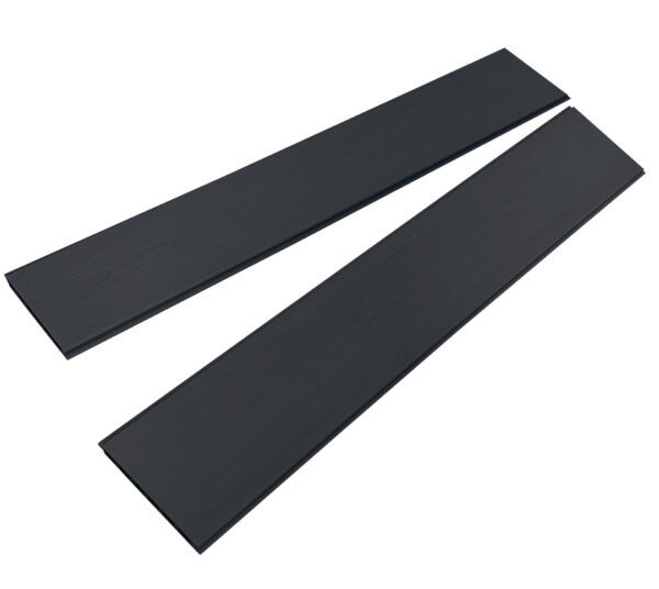 Composite fencing panels charcoal