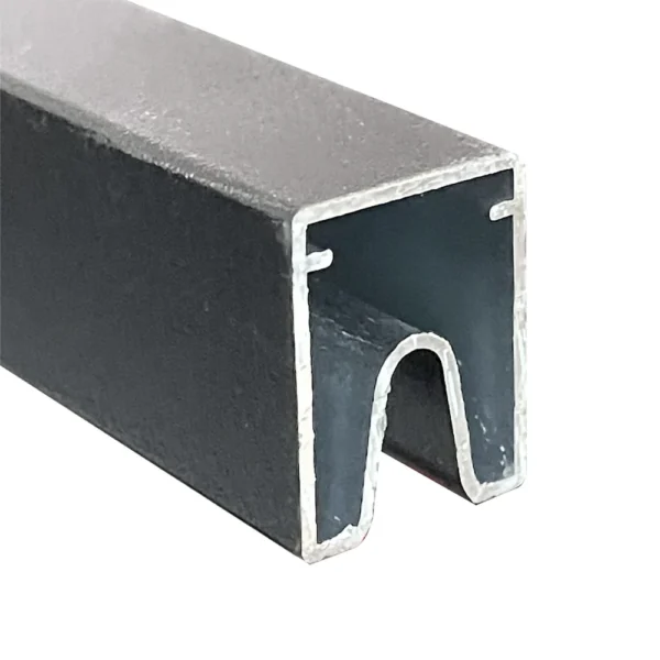 Composite fencing aluminium rail - Top