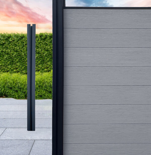 Composite fencing post set